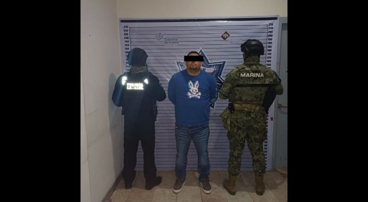 Marina y SSP Puebla detienen a “El Troy” líder de las Tropas del Infierno