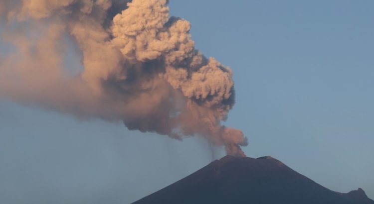 Semáforo de Alerta del Popocatépetl se encuentra en Amarillo Fase 2