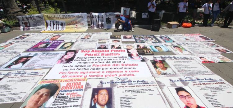 Puebla contabiliza más de mil personas desaparecidas