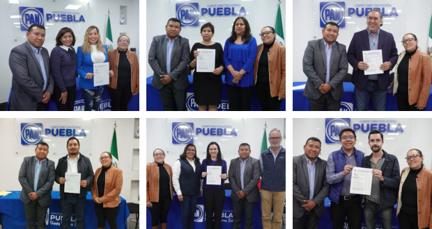 Se registran 7 a diputaciones federales por el PAN Puebla
