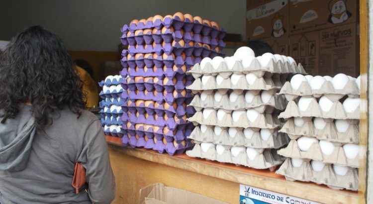 Aumenta en Puebla el precio del huevo
