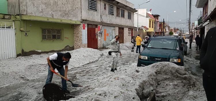 Lluvias y caída de granizo en Puebla, provocan daños en la entidad