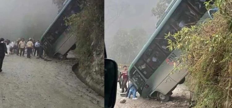 Seis turistas mexicanos heridos en volcadura de autobús cerca de Machu Picchu