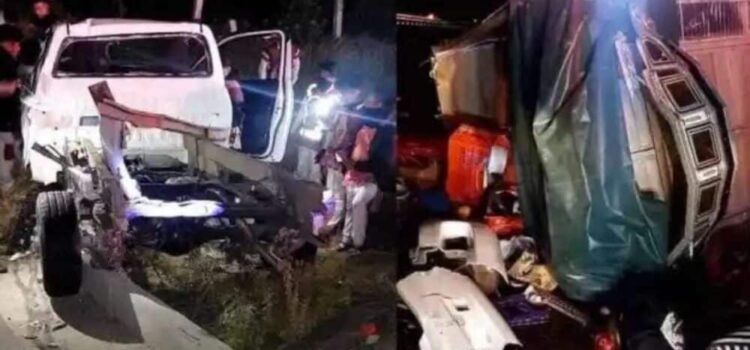Diez peregrinos heridos en accidente sobre la autopista México-Puebla Diez peregrinos heridos en accidente sobre la autopista México-Puebla