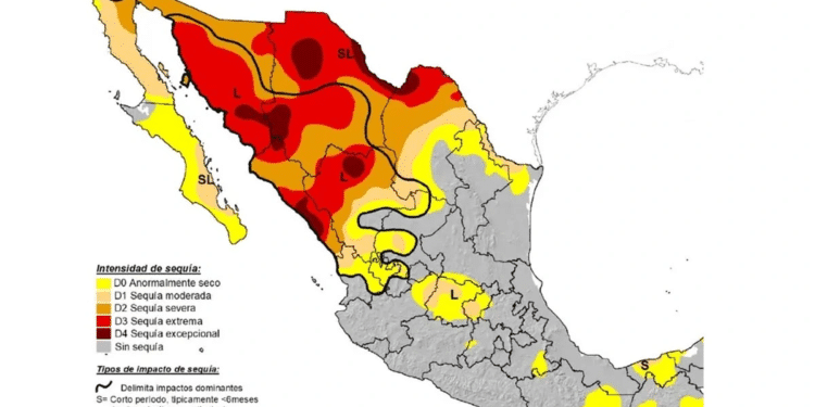 Avanza la sequía en México