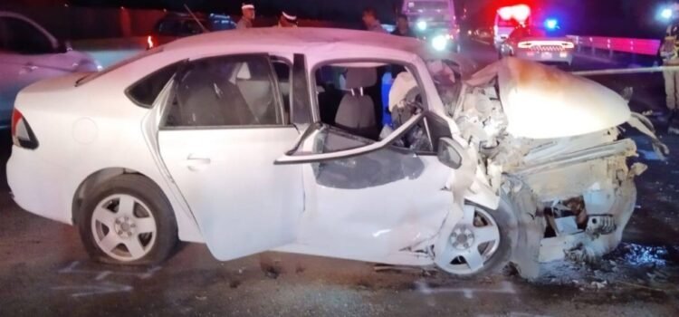 Accidente en la México-Puebla deja un guardia nacional muerto y cinco heridos