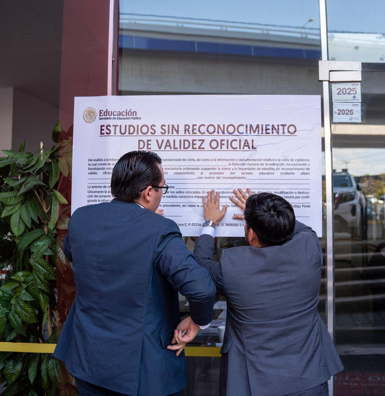 Suspenden servicios educativos en Puebla a planteles que operaban sin RVOE