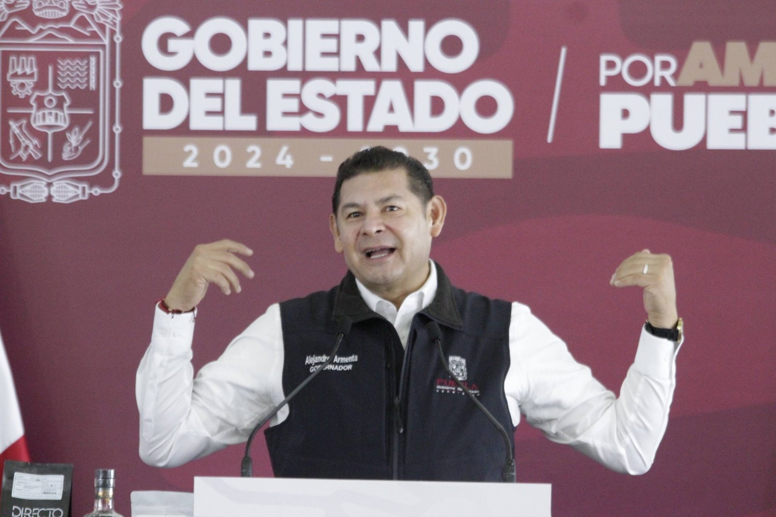 Tras violencia en la México-Puebla, Armenta se reúne con sindicatos para contener conflicto