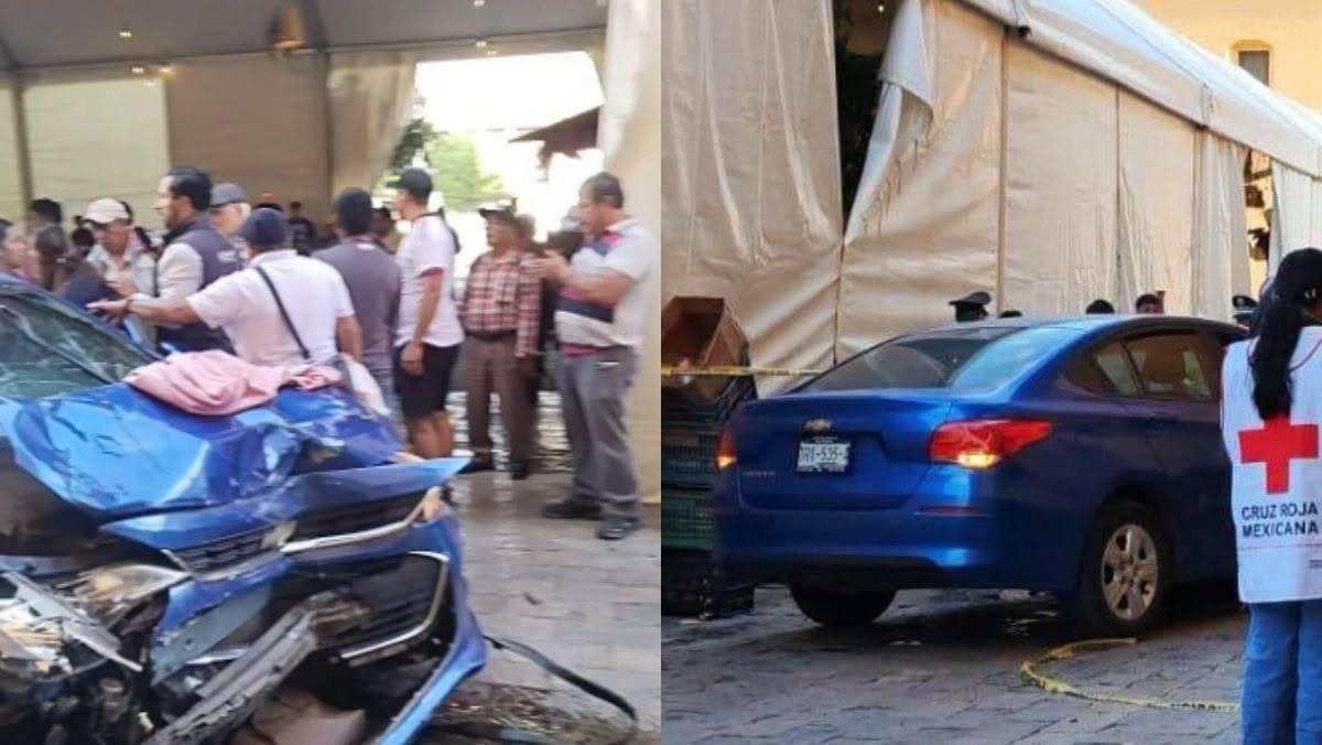 Auto arrolla a 11 personas durante Feria de la Manzana en Zacatlán